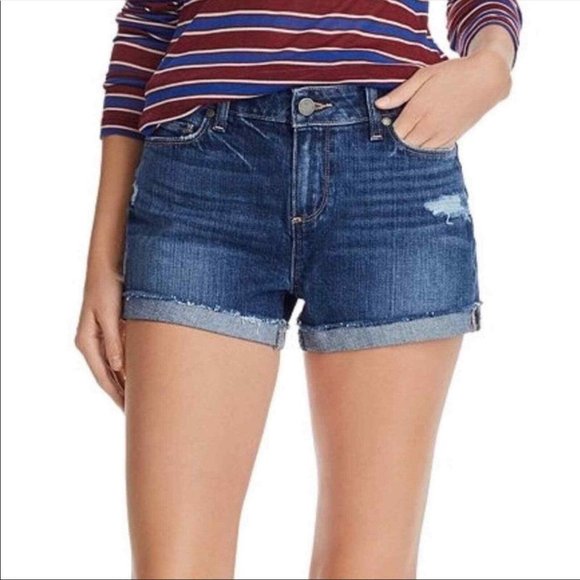 NEW Paige Jimmy Jimmy Jasmine Destructed Denim Short size 29